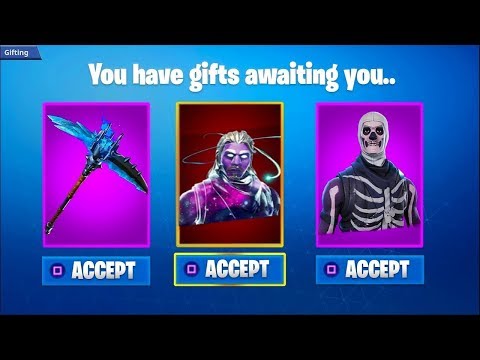 رایگان کهکشان پوست - GIFTING مشترکان رایگان پوسته های جدید - GIFTING سیستم جدید در بروز رسانی جدید FORTNITE!
