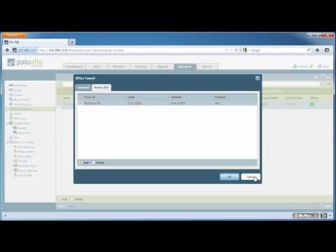 سایت به سایت تونل IPsec: پالو آلتو به سیسکو