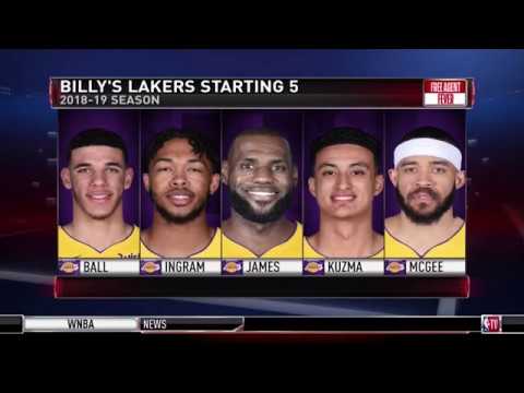 لیکرز جدید 5 & Lonzo را رول جدید جدید نگاه لیکرز