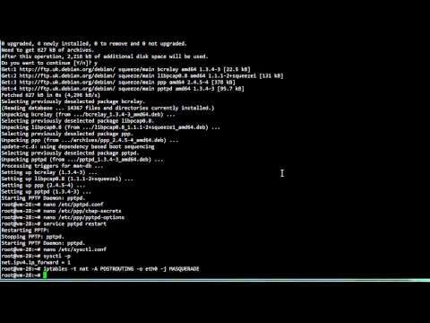 چگونه به راه اندازی یک سرور PPTP VPN در لینوکس:: سرور مجازی آموزش