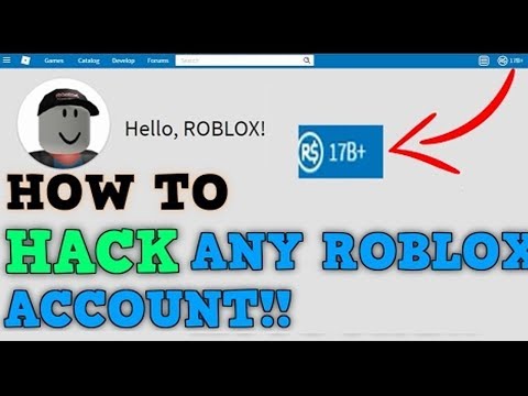 چگونه به هک هر Roblox حساب 2018 2019 | لطفا توضیحات