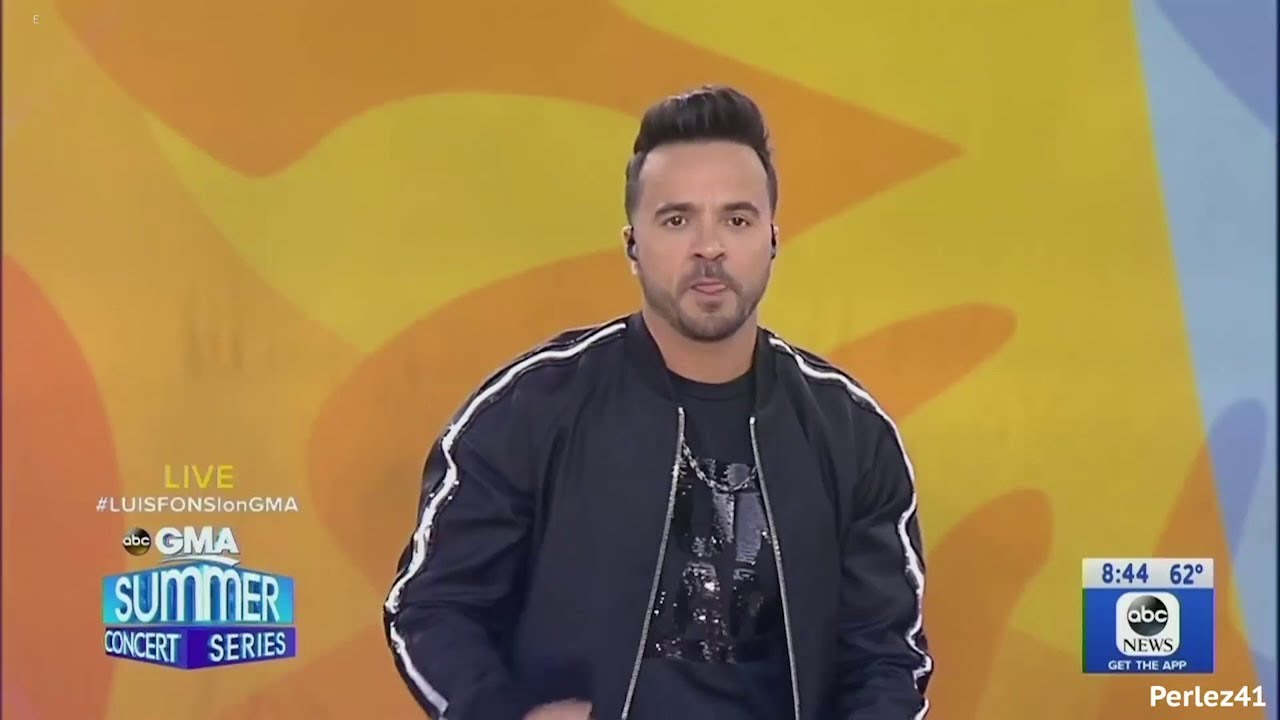 Luis Fonsi 'Echame La Culpa' Good Morning America GMA Live Concert Summer Performance August 24