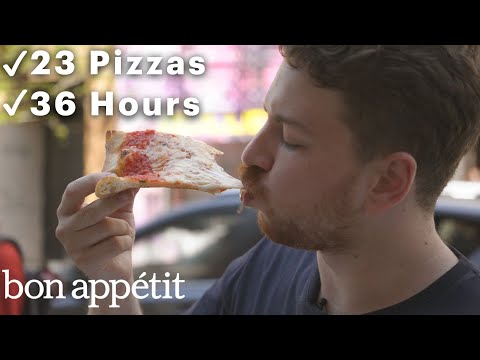 23 نیویورک برش پیتزا در 36 ساعت. که بهترین است? | خدا حافظ خدا حافظ Appétit
