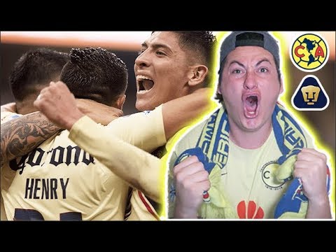 ¡CON 9 Y باهم HUEV0S! آمریکا 2-2 Reacciones Pumas