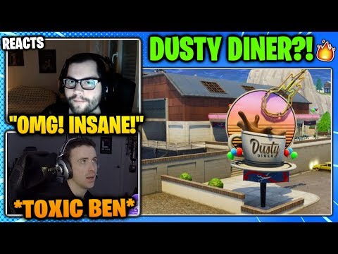 Streamers ها واکنش نشان می دهند/کشف گرد و خاکی رستوران * مکان جدید! * (DrLupo AF شور) Fortnite برزیلی لحظات!