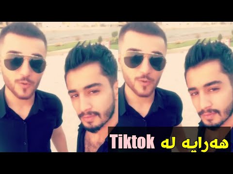 تەماشایی شێخ ئارۆ و ئۆژین بکە بزانە چی دەکەن لە tiktok دڵی هەمووکچانیان کردووە بەتۆز 😂