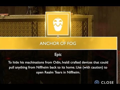 چگونه می توانید "لنگر مه" خدا از جنگ Ps4 راهنمای