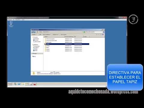 GPO (رمز عبور, پروکسی, اینترنت اکسپلورر, Tapiz, با Programas) - Español ویندوز سرور 2008 R2